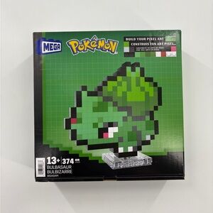 Mega Pokémon Bulbasaur Pixel Art Set